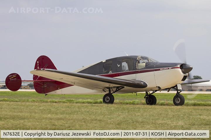 N7632E, 1959 Bellanca 14-19-3 Cruisair Senior C/N 4134, Bellanca 14-19-3 Cruisemaster CN 4134, N7632E