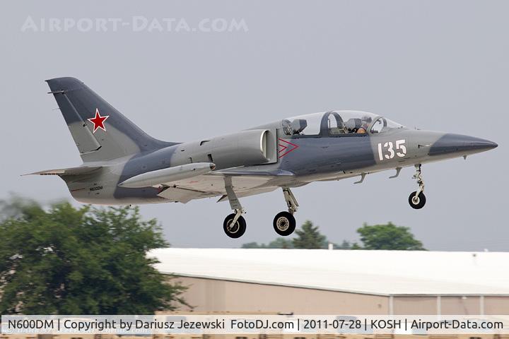 N600DM, 1984 Aero L-39 Albatros C/N 432935, Aero Vodochody L-39 Albatros CN 432935, N600DM