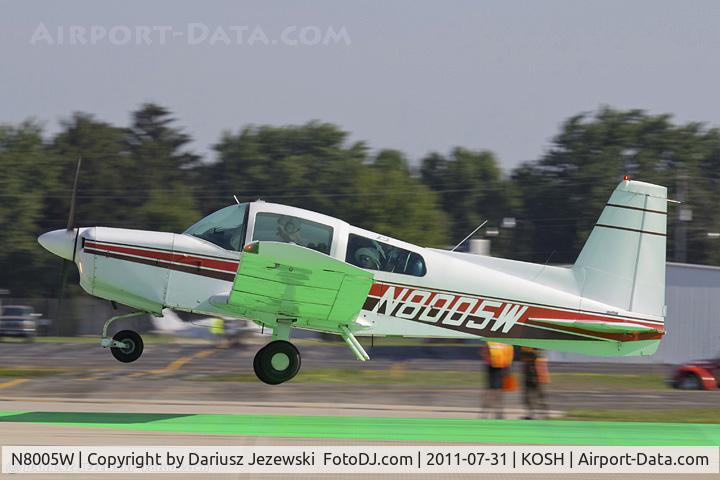 N8005W, 1974 American AA-5 C/N AA5-0562, American AA-5 CN AA5-0562, N8005W