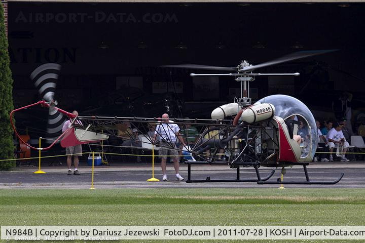 N984B, 1955 Bell 47G-2 C/N 1382, Bell 47G-2 CN 1382, N984B