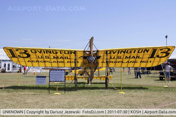 UNKNOWN, Bleriot XI bis Monoplane replica C/N unknown, Bleriot XI bis Replica