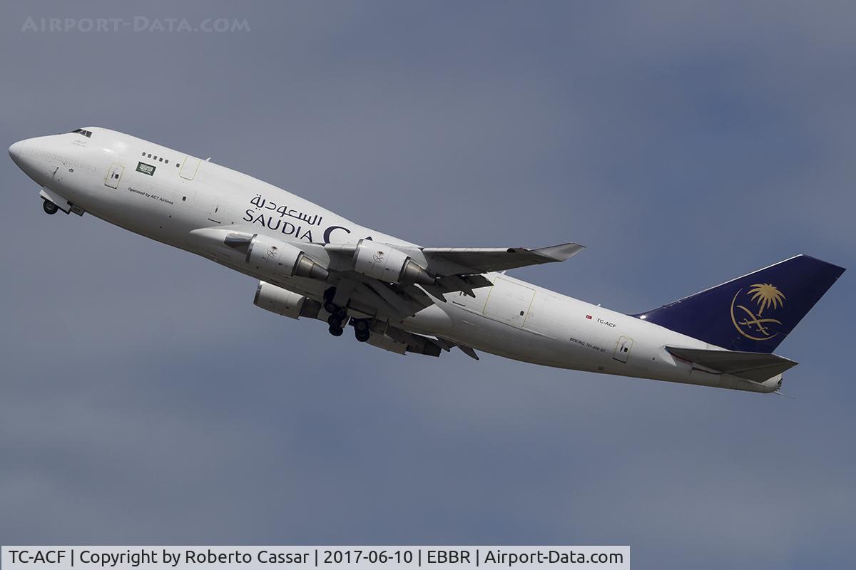 TC-ACF, 1993 Boeing 747-481 C/N 25645, Brussels