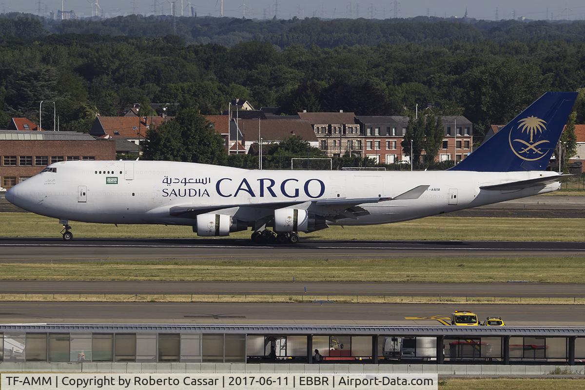 TF-AMM, 1993 Boeing 747-4H6BD SF C/N 25700, Brussels