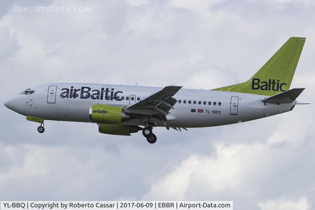 YL-BBQ, 1992 Boeing 737-522 C/N 26691, Brussels
