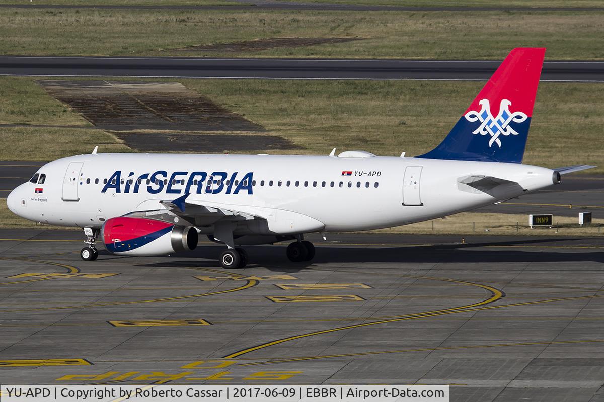 YU-APD, 2004 Airbus A319-132 C/N 2335, Brussels