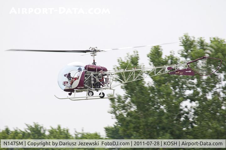 N147SM, 1956 Bell 47G-2 C/N 1461, Bell 47G-2 CN 1461, N147SM