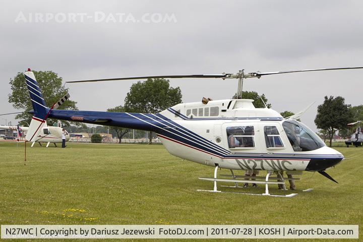 N27WC, 1993 Bell 206B C/N 4269, Bell 206B Jet Ranger CN 4269, N27WC