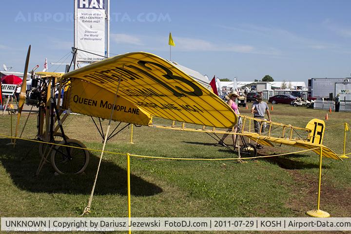 UNKNOWN, Bleriot XI bis Monoplane replica C/N unknown, Bleriot XI bis replica