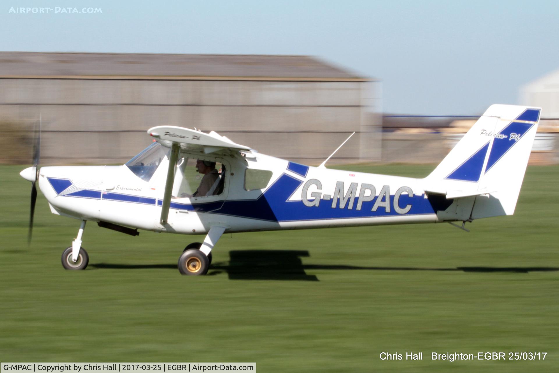 G-MPAC, 2001 Ultravia Pelican Club PL C/N PFA 165-12944, at Breighton