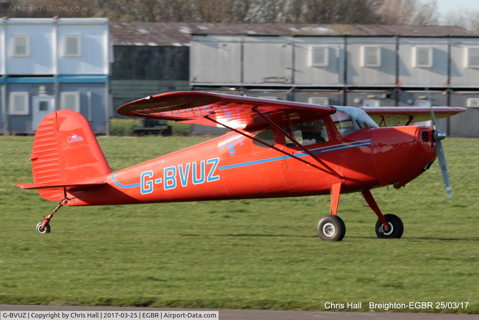 G-BVUZ, 1946 Cessna 120 C/N 11334, at Breighton