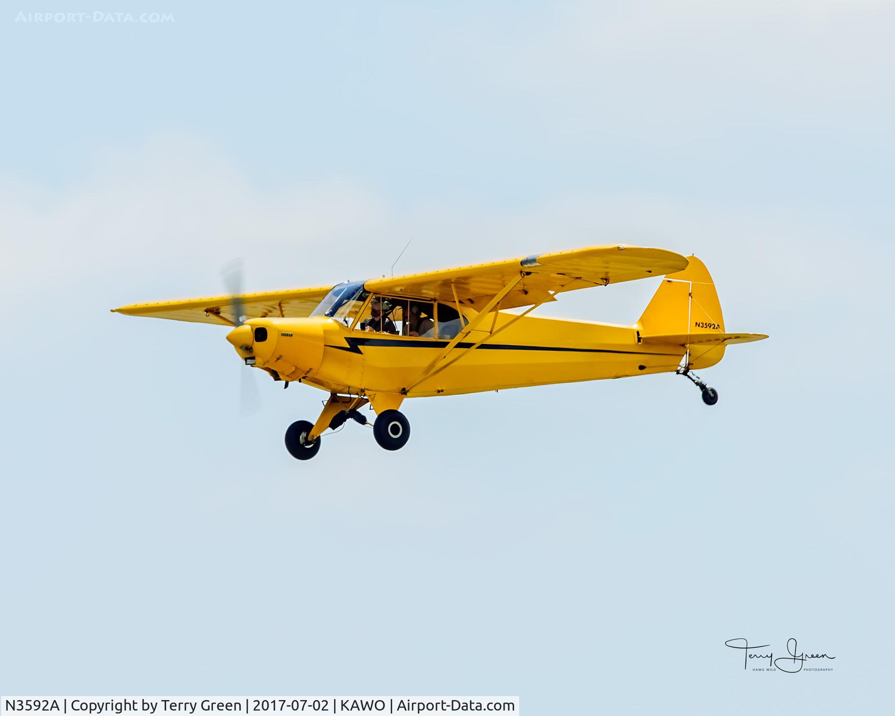 N3592A, 1953 Piper PA-18-135 Super Cub C/N 18-3022, KAWO