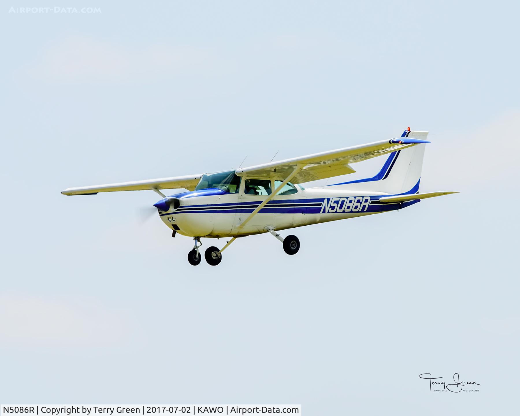 N5086R, 1974 Cessna 172M C/N 17263324, KAWO