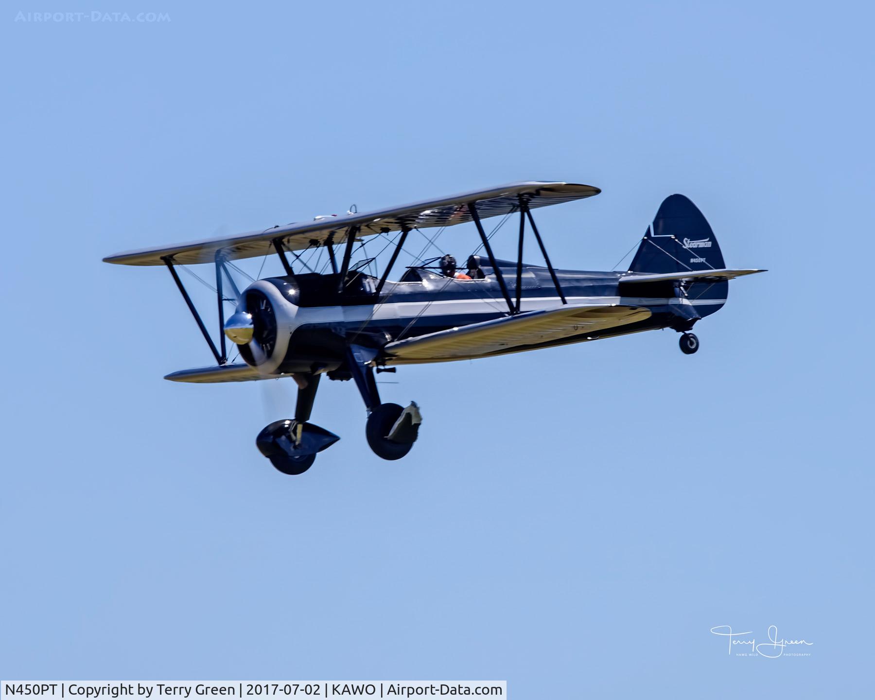 N450PT, 1943 Boeing B75N1 C/N 75-7577, KAWO