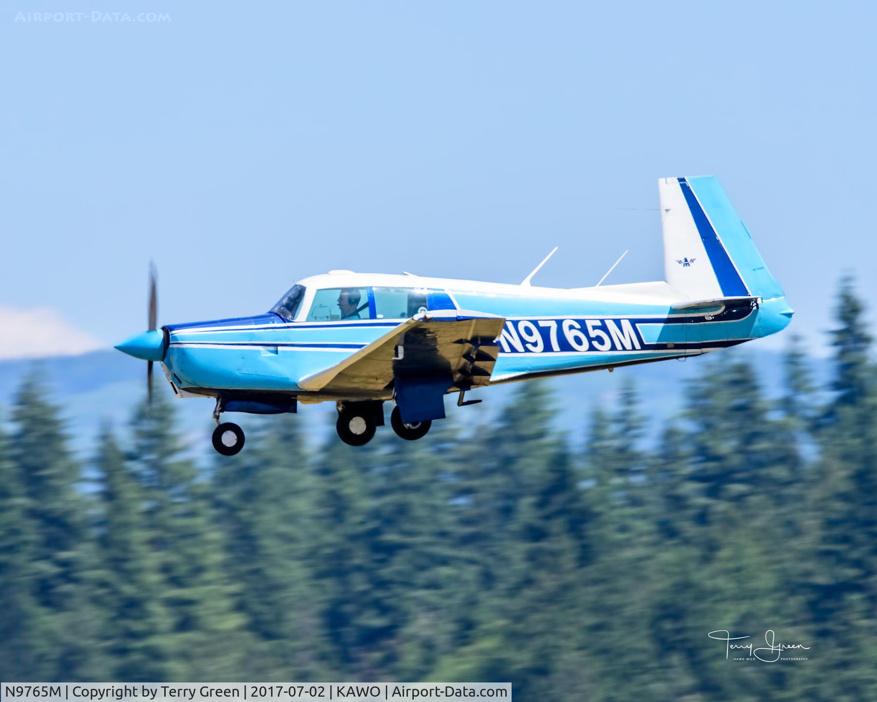N9765M, 1967 Mooney M20C Ranger C/N 670059, KAWO