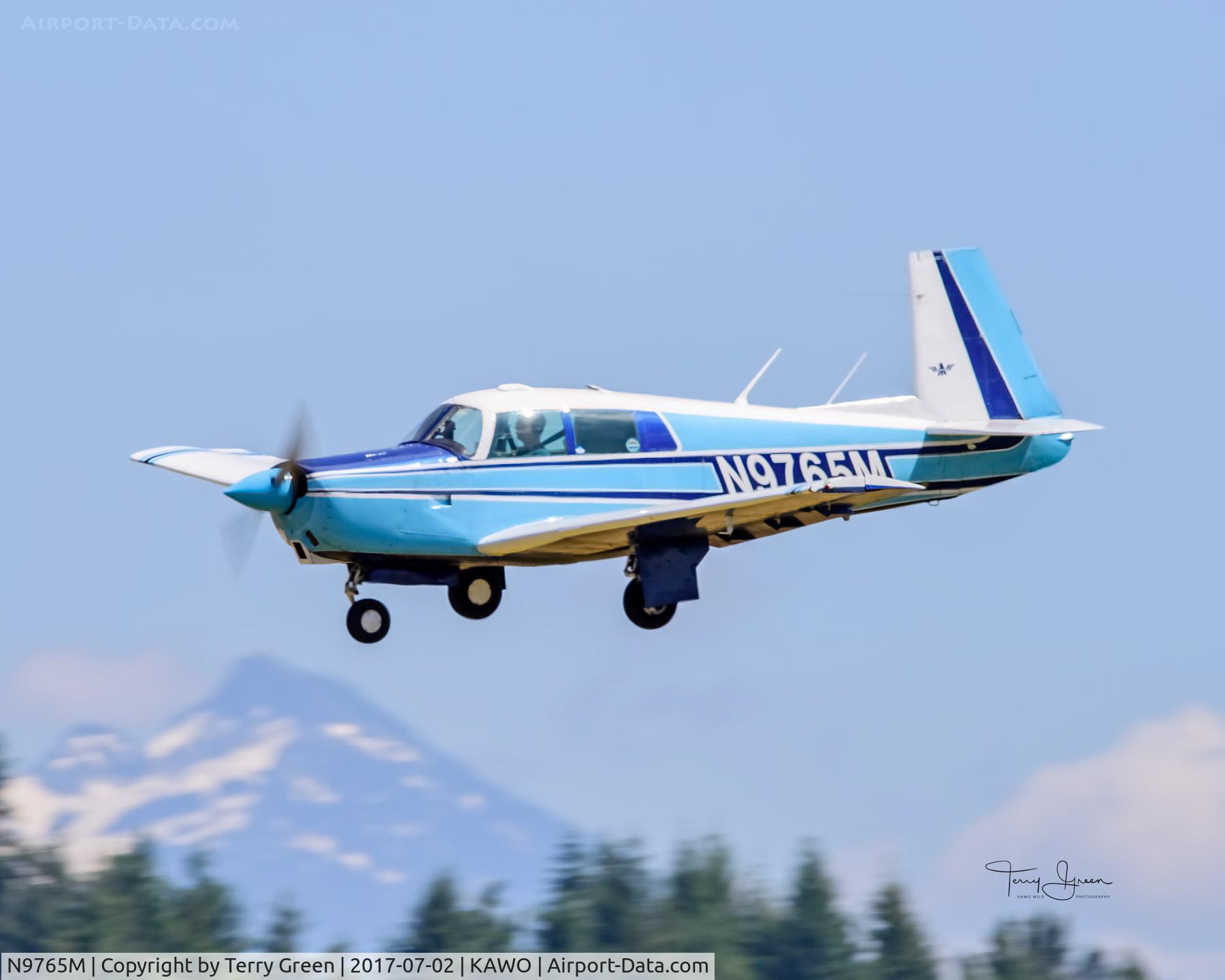 N9765M, 1967 Mooney M20C Ranger C/N 670059, KAWO