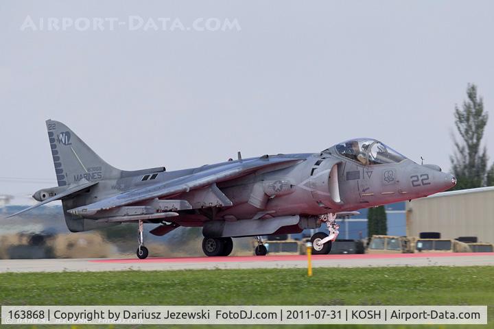 163868, McDonnell Douglas AV-8B Harrier II C/N 176, AV-8B Harrier 163868 WL-22 from VMA-311 Tomcats MCAS Yuma, AZ