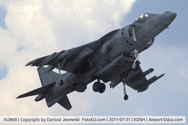 163868, McDonnell Douglas AV-8B Harrier II C/N 176, AV-8B Harrier 163868 WL-22 from VMA-311 Tomcats MCAS Yuma, AZ