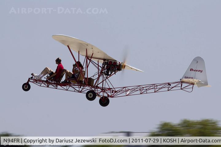 N94FR, 1995 Breezy RLU-1 Breezy C/N FRF-1, Breezy RLU-1 CN FRF-1, N94FR