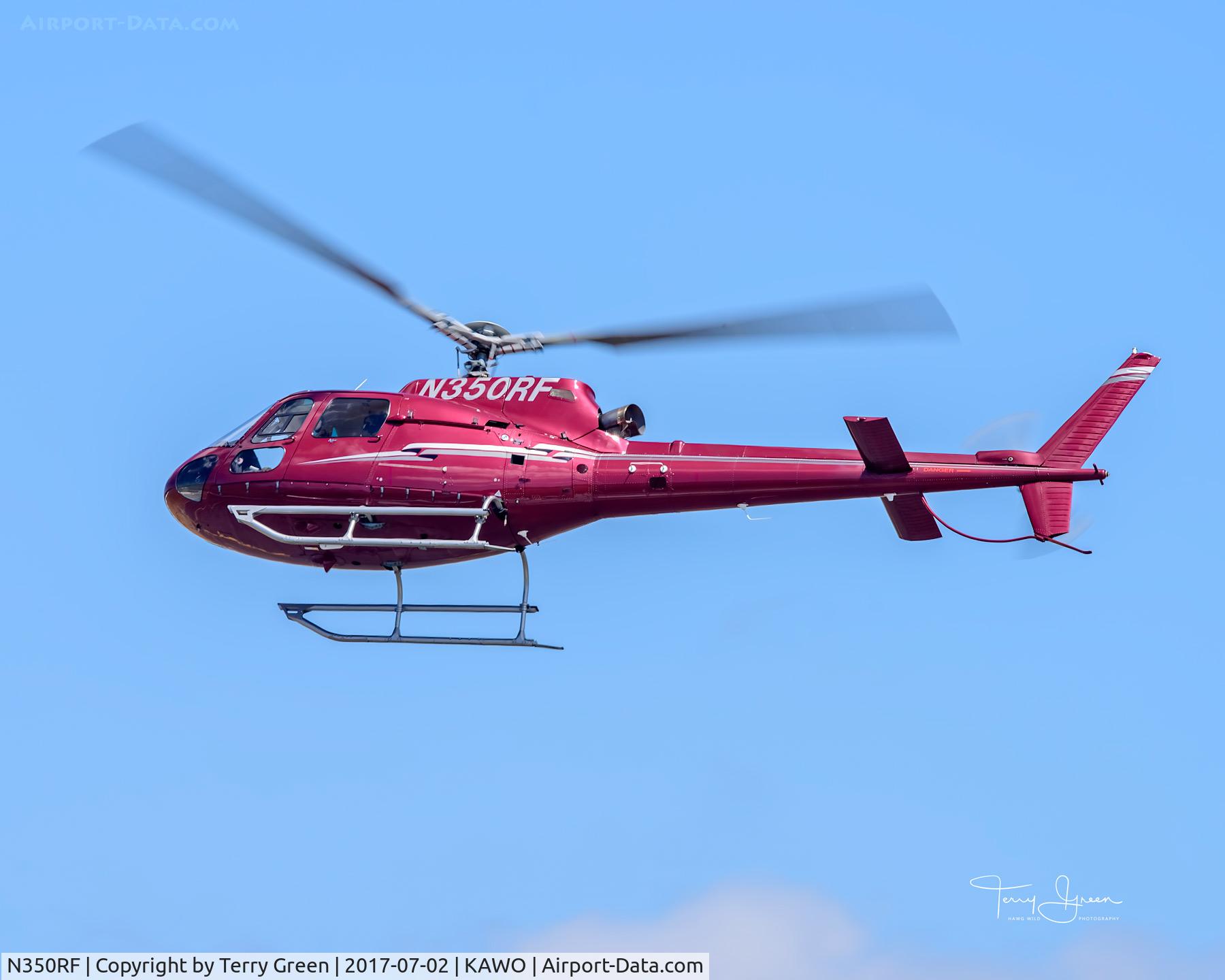 N350RF, Eurocopter AS-350B-2 Ecureuil Ecureuil C/N 4608, KAWO