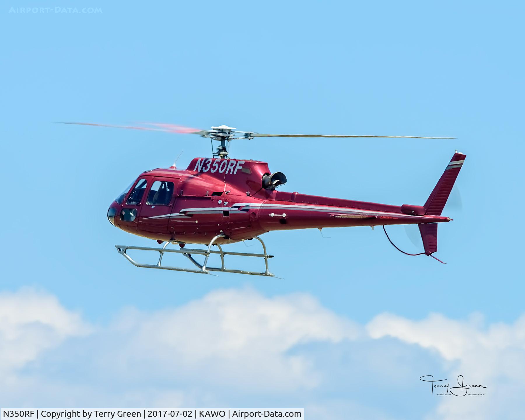 N350RF, Eurocopter AS-350B-2 Ecureuil Ecureuil C/N 4608, KAWO