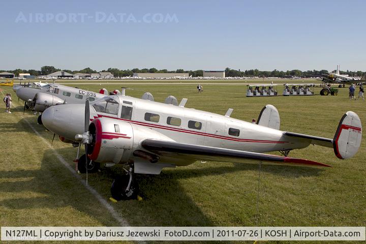 N127ML, 1946 Beech D18S C/N A-212, Beech D18S CN A-212, N127ML
