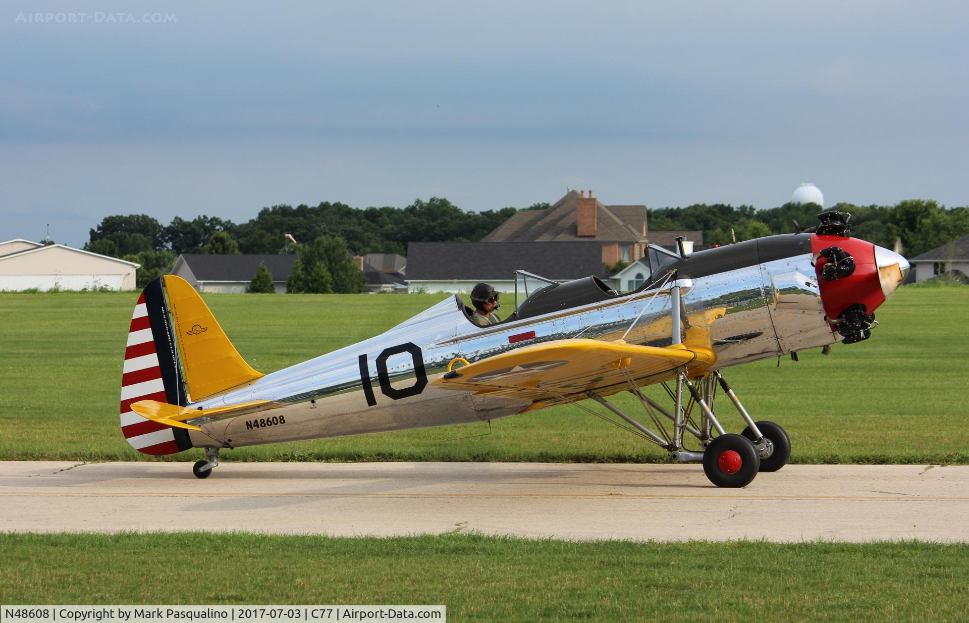 N48608, 1942 Ryan PT-22 Recruit (ST3KR) C/N 1905, Ryan PT-22