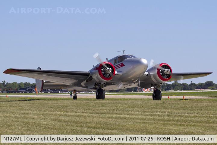 N127ML, 1946 Beech D18S C/N A-212, Beech D18S CN A-212, N127ML