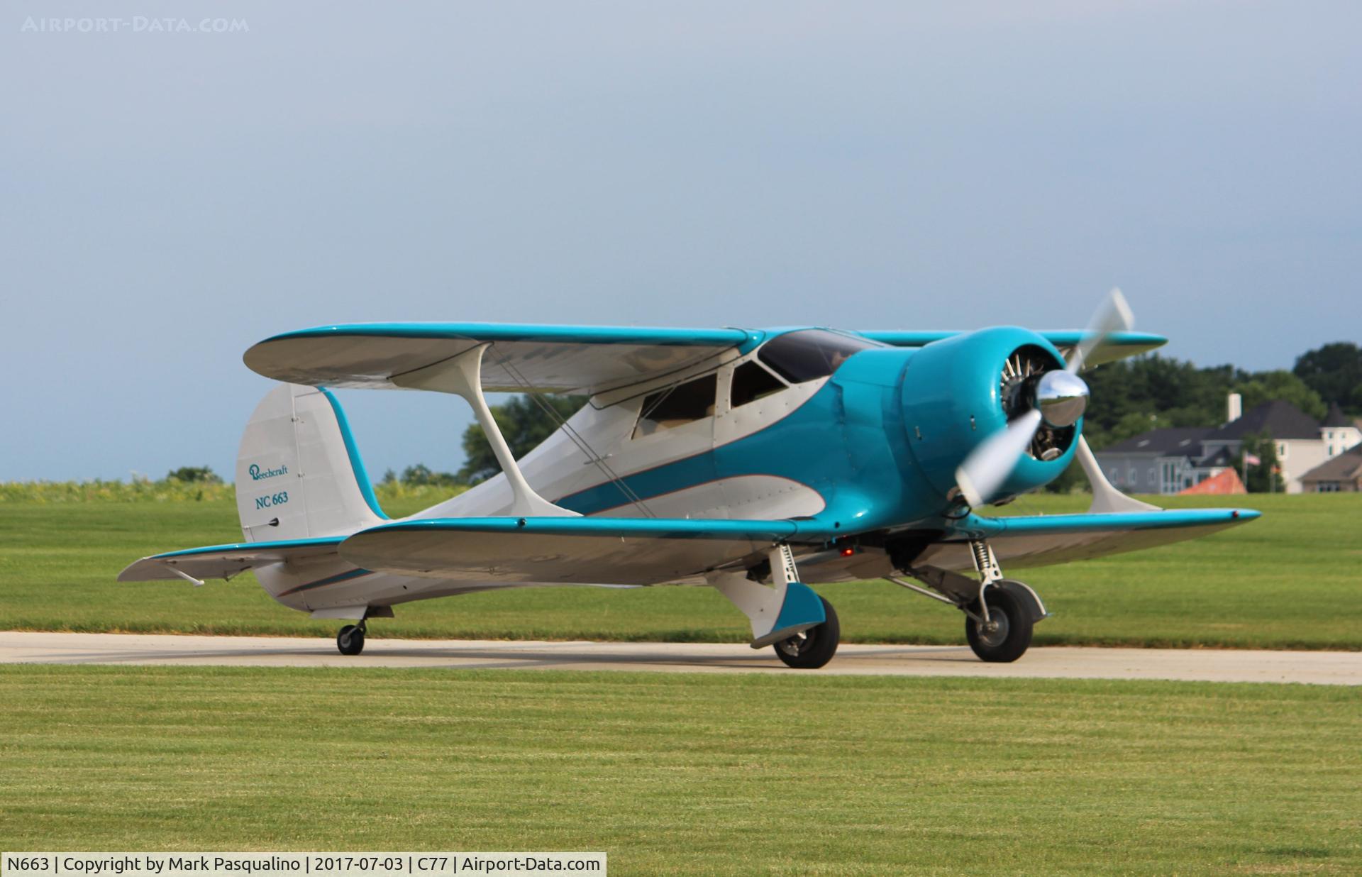 N663, 1943 Beech D17S Staggerwing C/N 4903, Beech D17S