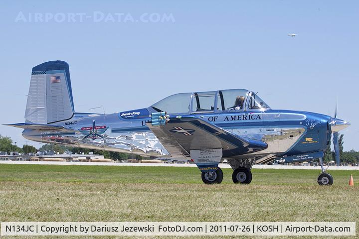 N134JC, 1955 Beech T-34-A (A45) Mentor C/N G-812, Beech A45 Free Spirit CN G-812 - Julie Clark, N134JC