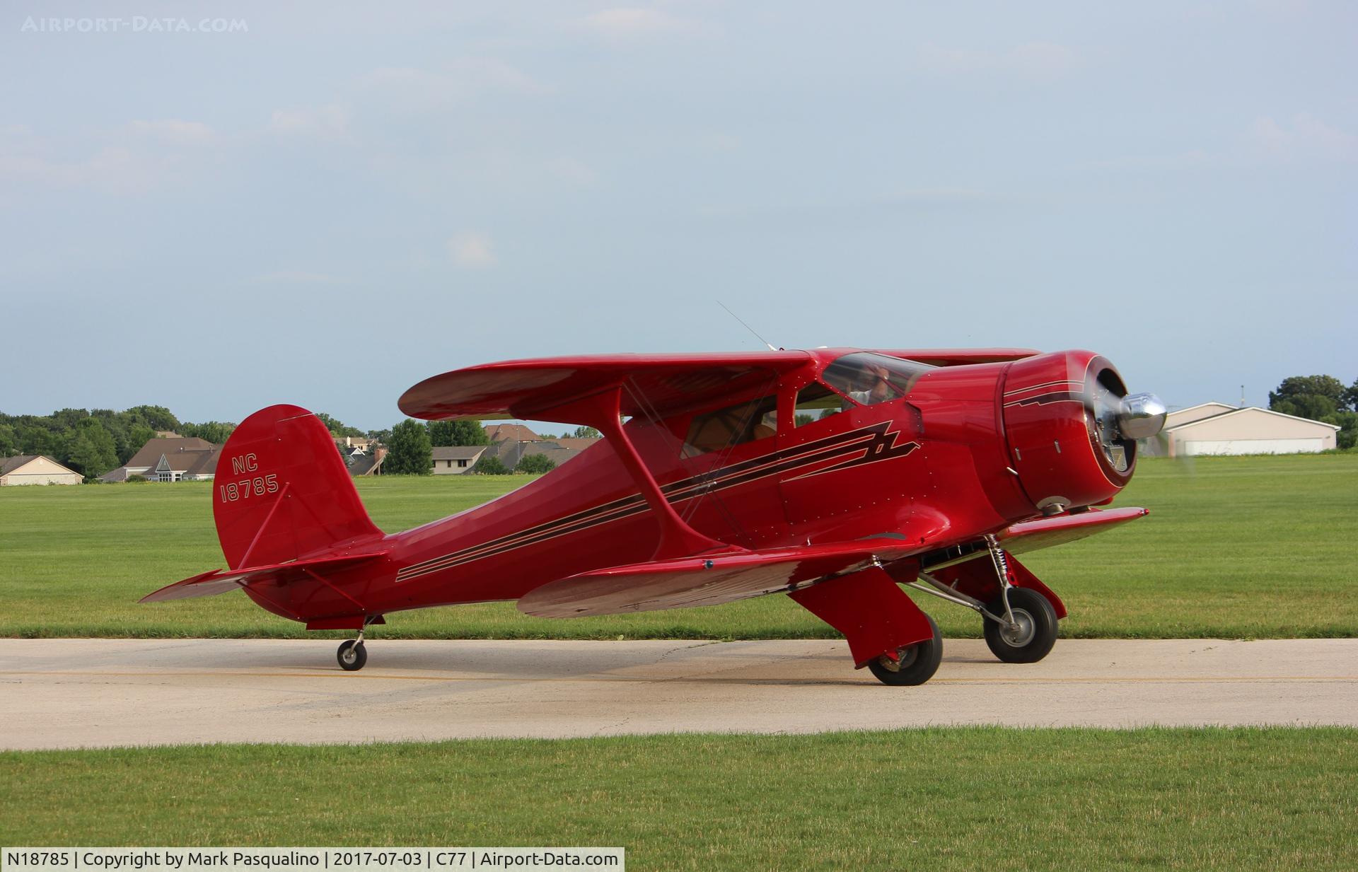 N18785, 1938 Beech E17L C/N 208, Beech E17L