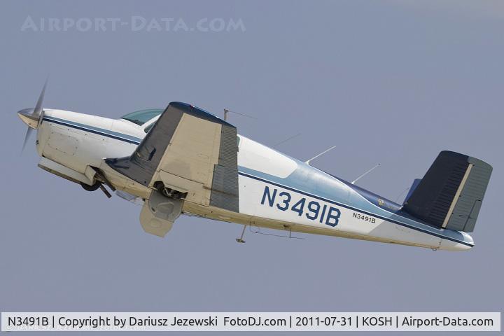N3491B, 1954 Beech E35 C/N D-3711, Beech E-35 CN D-3711, N3491B
