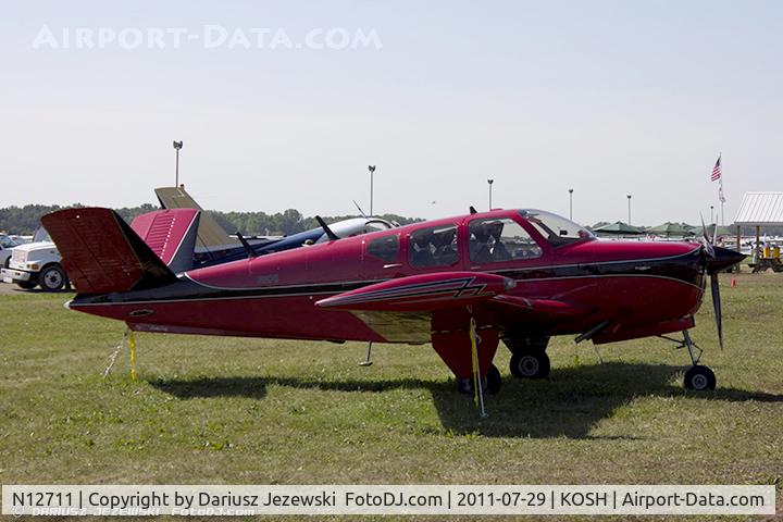 N12711, 1965 Beech K35 Bonanza C/N D-5834, Beech K35 Bonanza CN D-5834, N12711