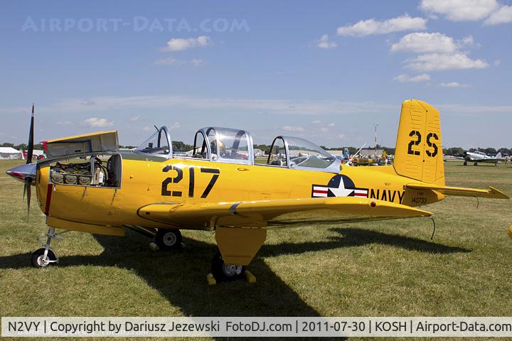 N2VY, 1955 Beech D-45 (T-34B) Mentor C/N BG-67, Beech D-45 Mentor CN BG-67, N2VY