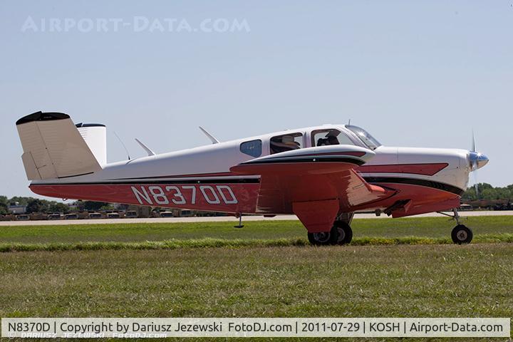 N8370D, 1958 Beech J35 Bonanza C/N D-5463, Beech J35 Bonanza CN D-5463, N8370D