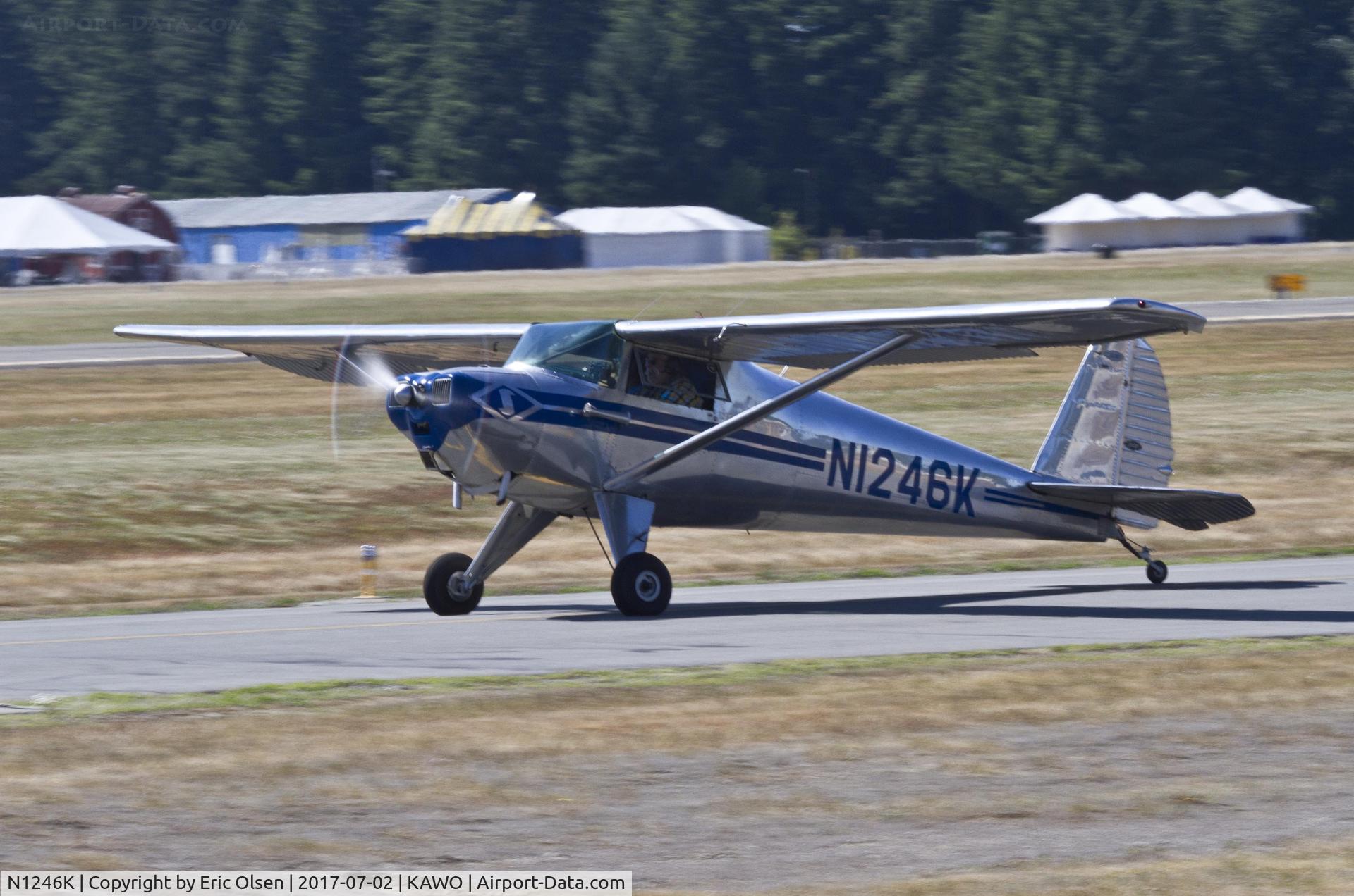 N1246K, 1946 Luscombe 8A C/N 3973, Luscombe 8A at KAWO.