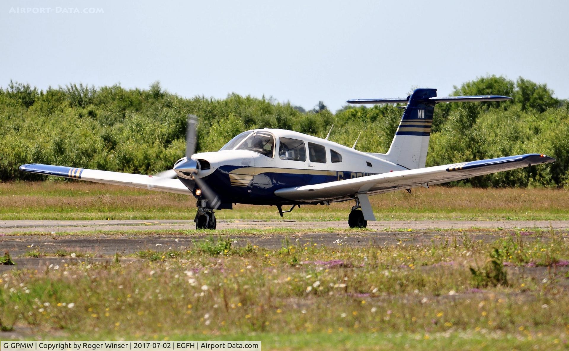 G-GPMW, 1980 Piper PA-28RT-201T Turbo Arrow IV Arrow IV C/N 28R-8031041, Visiting Turbo Arrow IV.