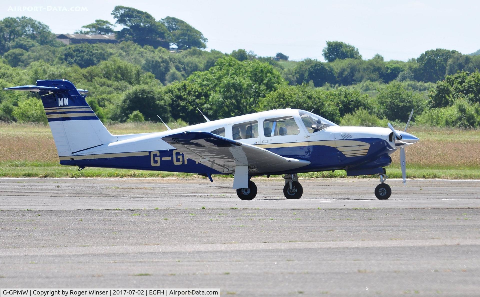 G-GPMW, 1980 Piper PA-28RT-201T Turbo Arrow IV Arrow IV C/N 28R-8031041, Visiting Turbo Arrow IV.