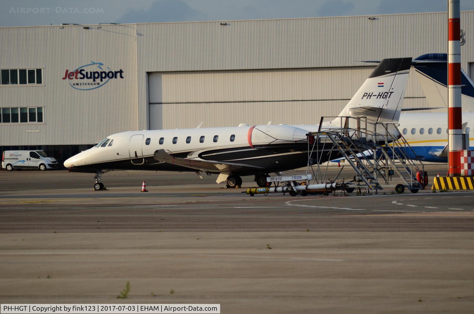PH-HGT, 2014 Cessna 680 Citation Sovereign+ C/N 680-0530, AT SCHIPHOL