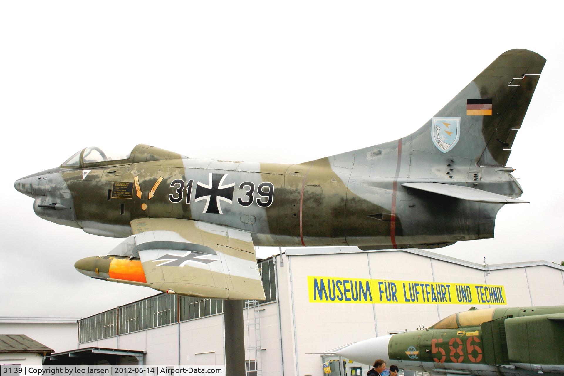 31 39, Fiat G-91R/3 C/N D407, Wernigerode Technik Museum 14.6.2012