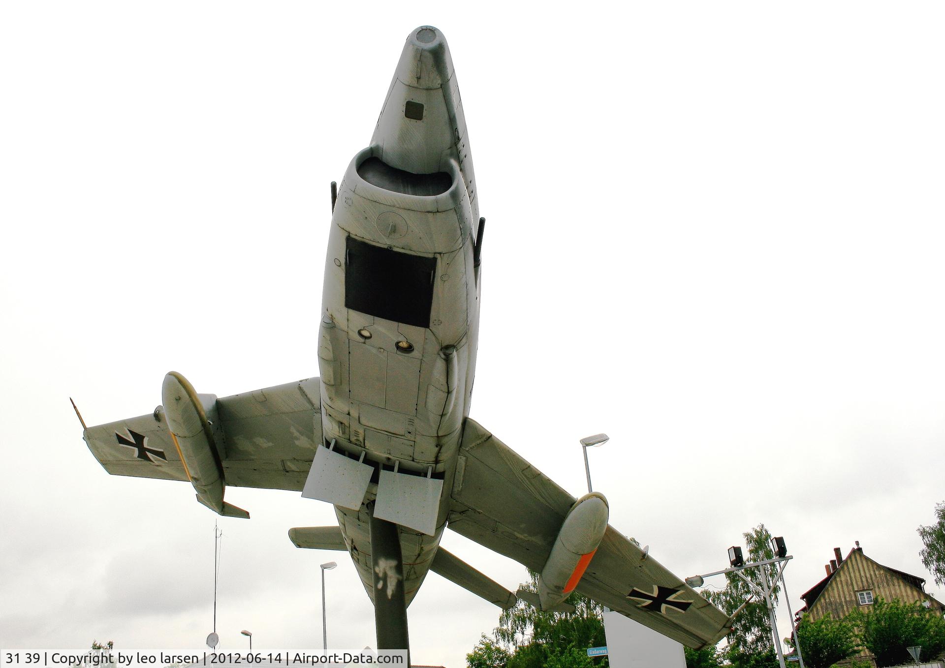 31 39, Fiat G-91R/3 C/N D407, Wernigerode Technik Museum 14.6.2012