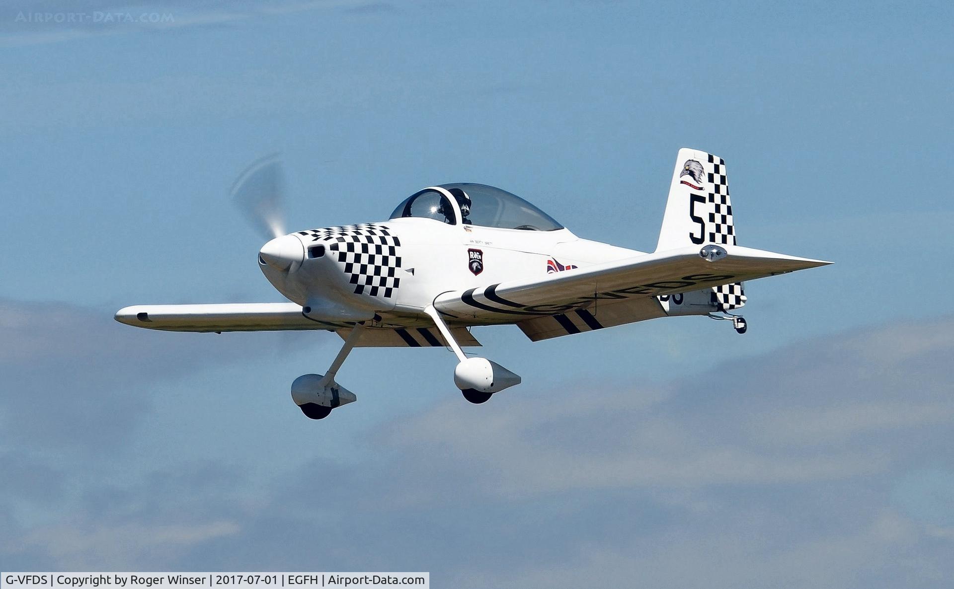 G-VFDS, 2012 Vans RV-8 C/N PFA 303-14637, Visiting RV-8 (Raven 5) of Team Raven.