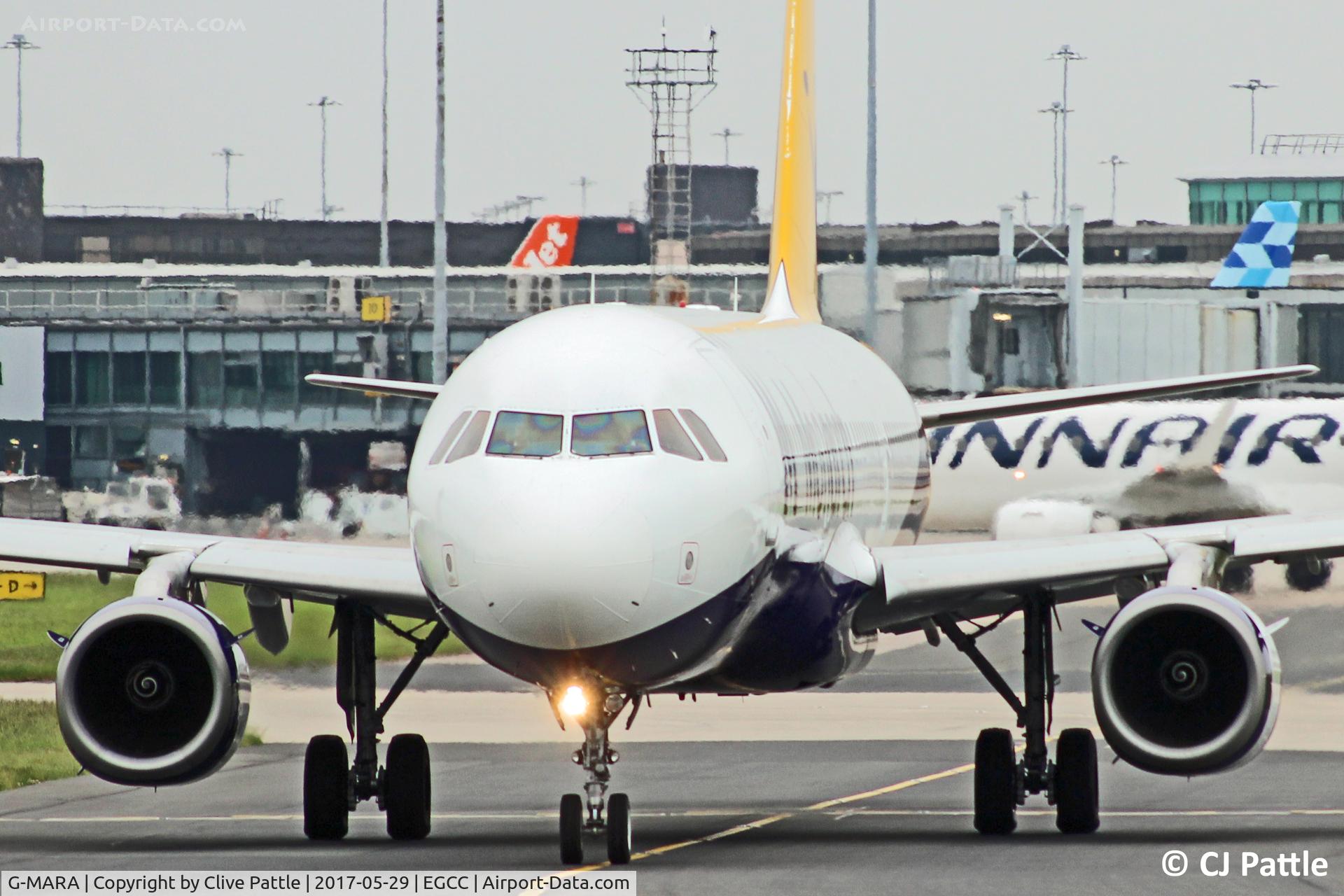 G-MARA, 1999 Airbus A321-231 C/N 983, Head-on at Manchester EGCC