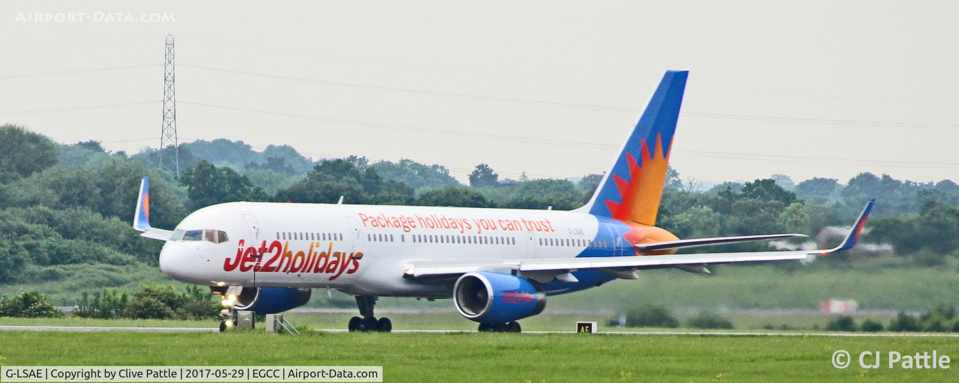 G-LSAE, 1988 Boeing 757-27B C/N 24135, Manchester departure