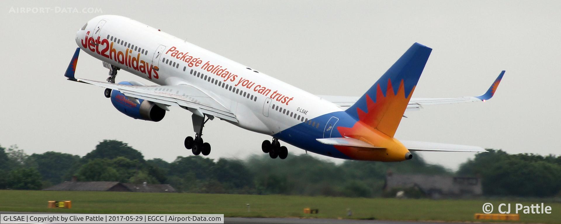 G-LSAE, 1988 Boeing 757-27B C/N 24135, Manchester departure
