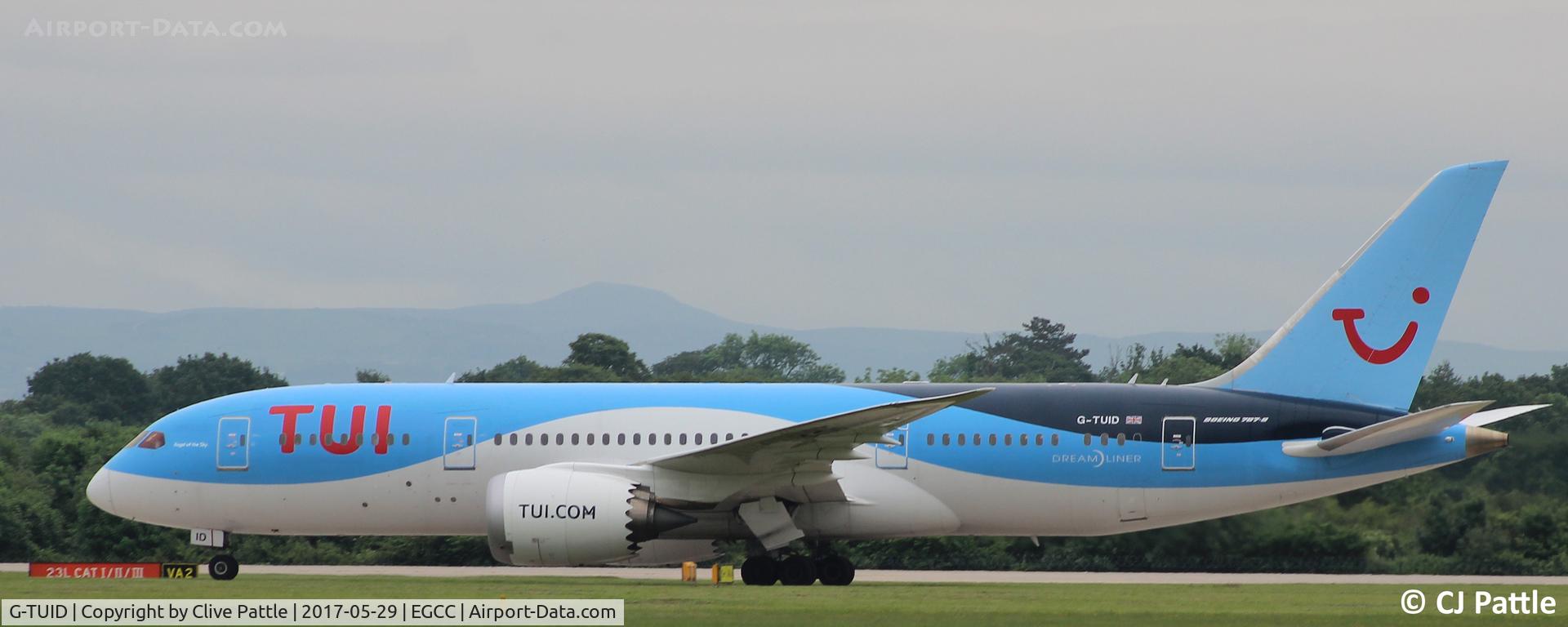 G-TUID, 2013 Boeing 787-8 Dreamliner C/N 36424, Manchester departure