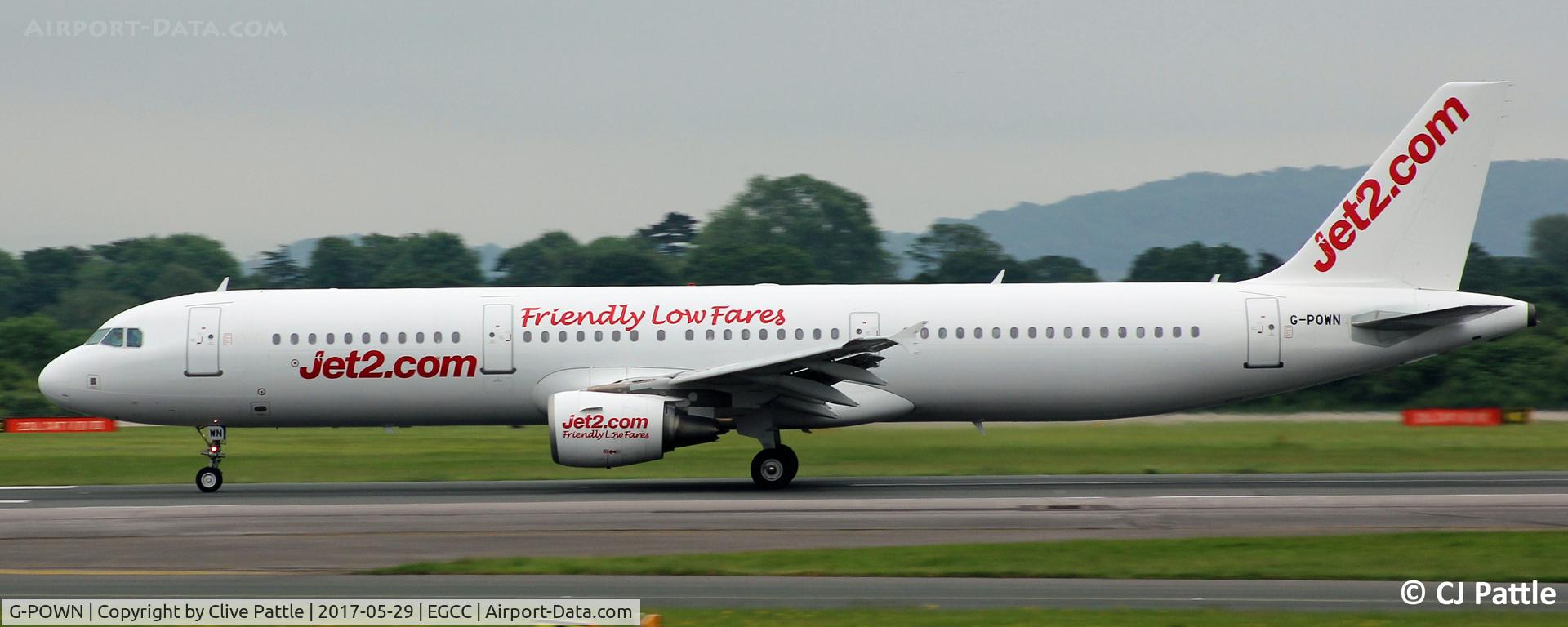 G-POWN, 2009 Airbus A321-211 C/N 3830, Manchester departure
