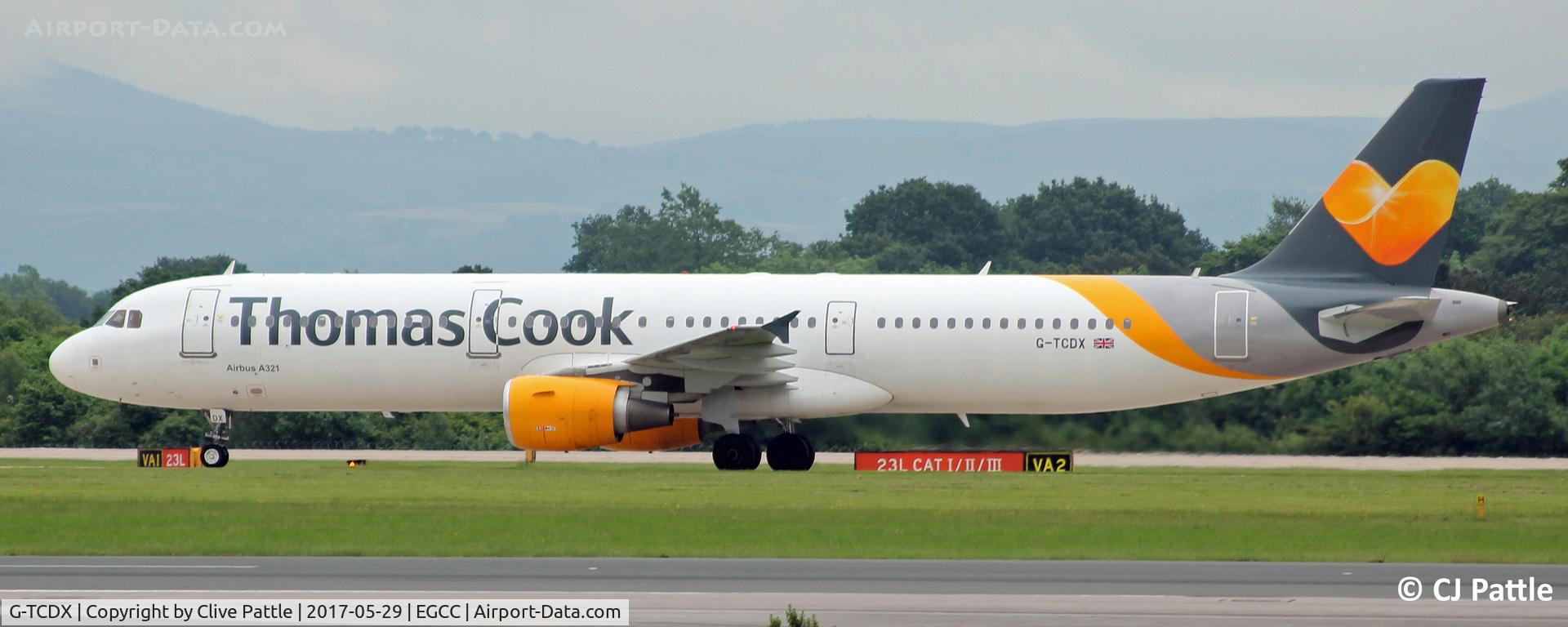 G-TCDX, 2002 Airbus A321-211 C/N 1887, Manchester departure