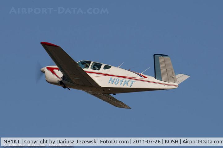 N81KT, 1956 Beech G35 Bonanza C/N D-4652, Beech G35 Bonanza CN D-4652, N81KT