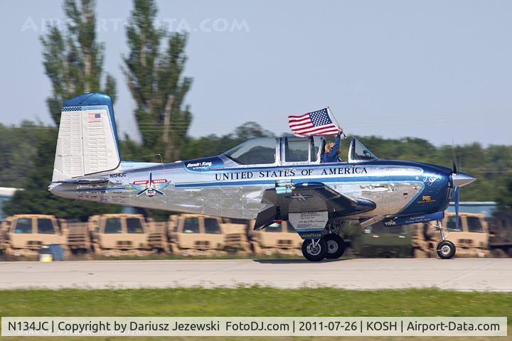 N134JC, 1955 Beech T-34-A (A45) Mentor C/N G-812, Beech A45 Free Spirit CN G-812 - Julie Clark, N134JC