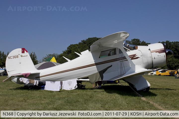 N368, 1943 Beech D17S Staggerwing C/N 4883, Beech D17S Staggerwing CN 4883, NC368